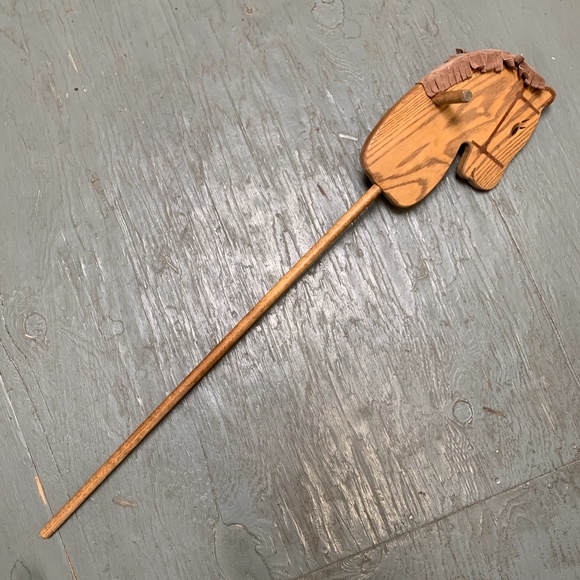 Toys Vintage Broomstick Horse Toy Antique Game Riding Poshmark
